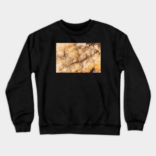 Orange Rustic Stone Surface Crewneck Sweatshirt